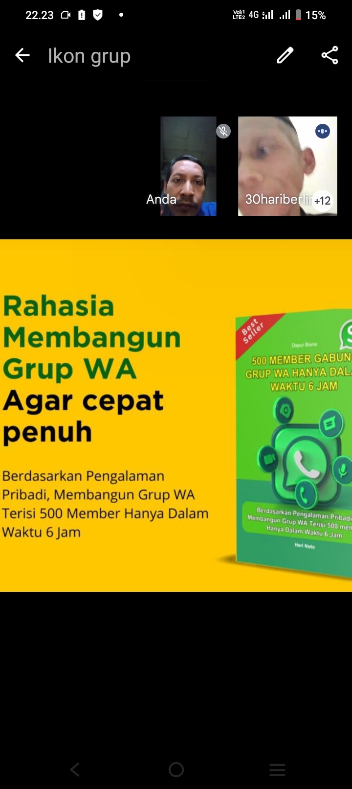 Rahasia Cara Membangun Grup WA Terisi 500 Member Hanya Dalam Waktu 6 Jam